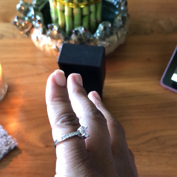 Moissanite Sterling Silver Ring 💍 - Picture 5 of 6